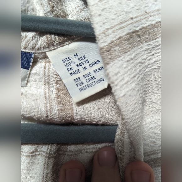 Vintage 100% Silk Dress - Picture 5 of 8